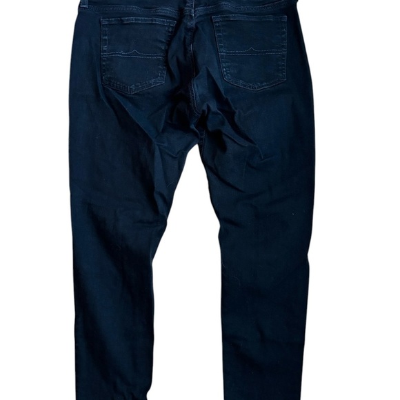 Denim & Supply Ralph Lauren Women’s Black Crop Skinny Jeans Size 32 Distressed - Picture 8 of 9